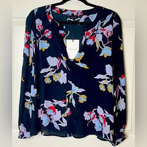 Who What Wear Floral Blouse